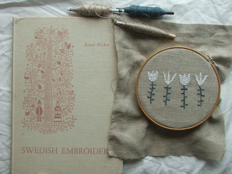 Embroidery- tulips