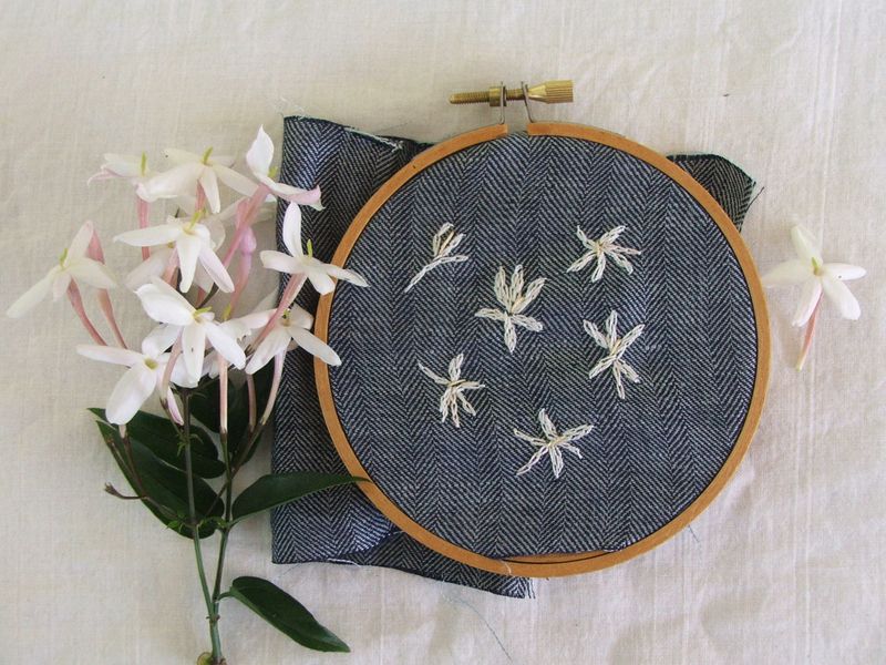 Jasmine embroidery