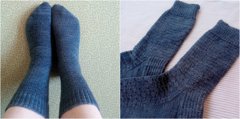 Blue socks
