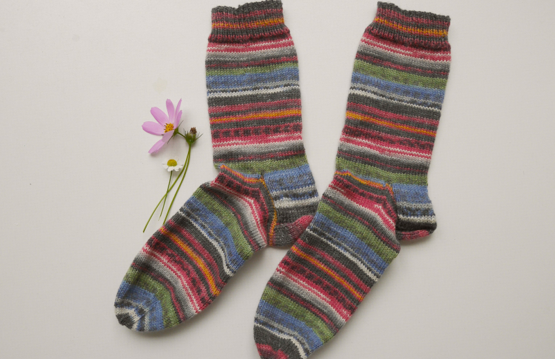 Stripy socks