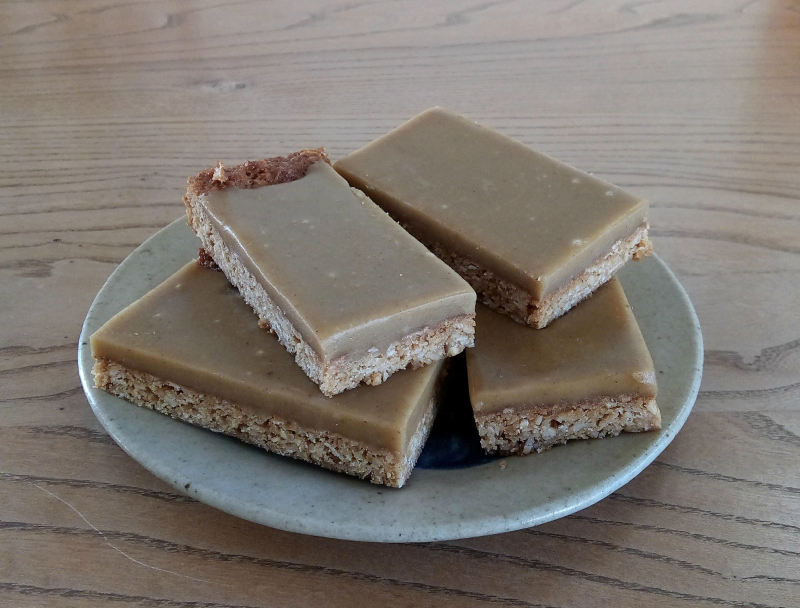 Ginger oat slice