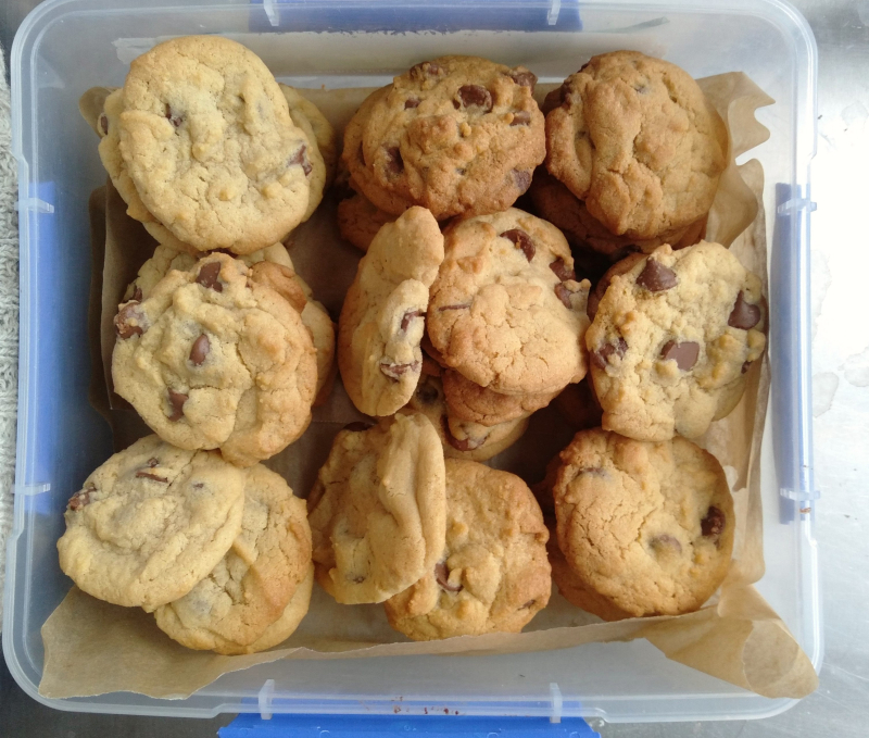 Choc chip cookies