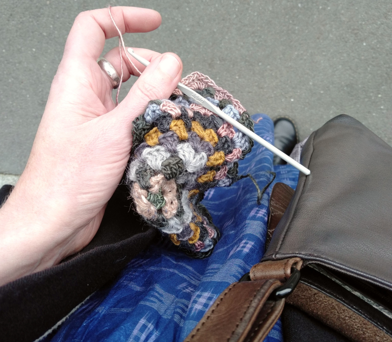 Bus stop crochet
