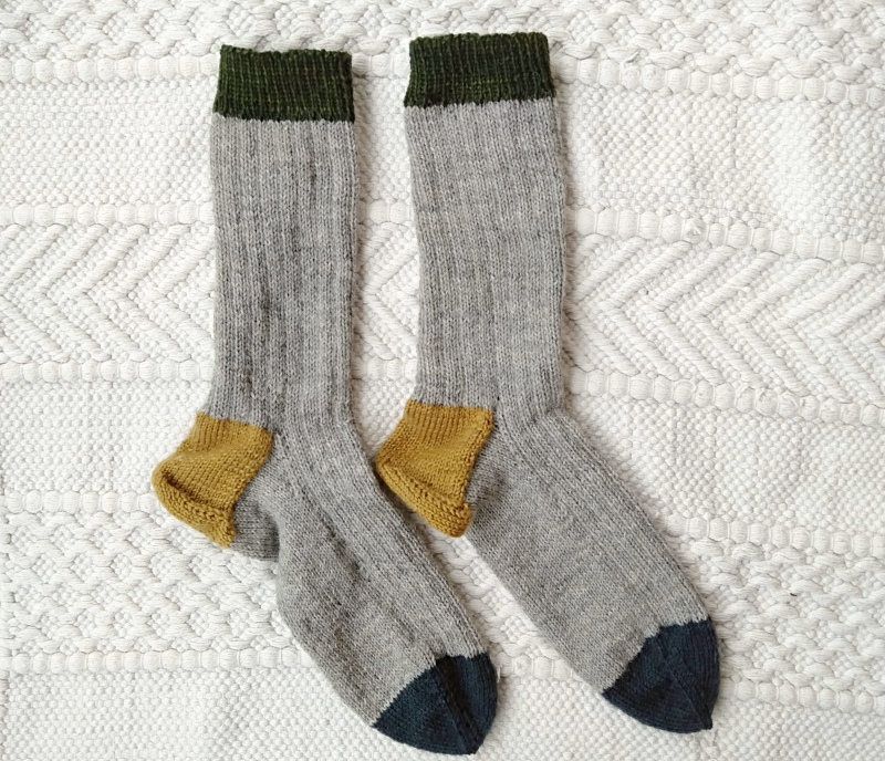 Colourblock socks