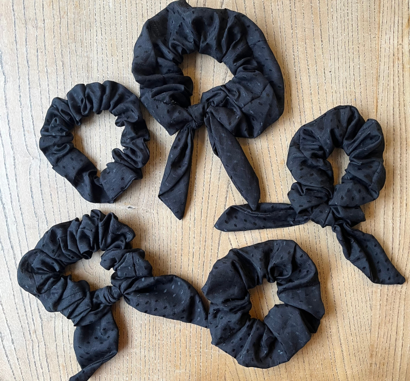 Silk scrunchies